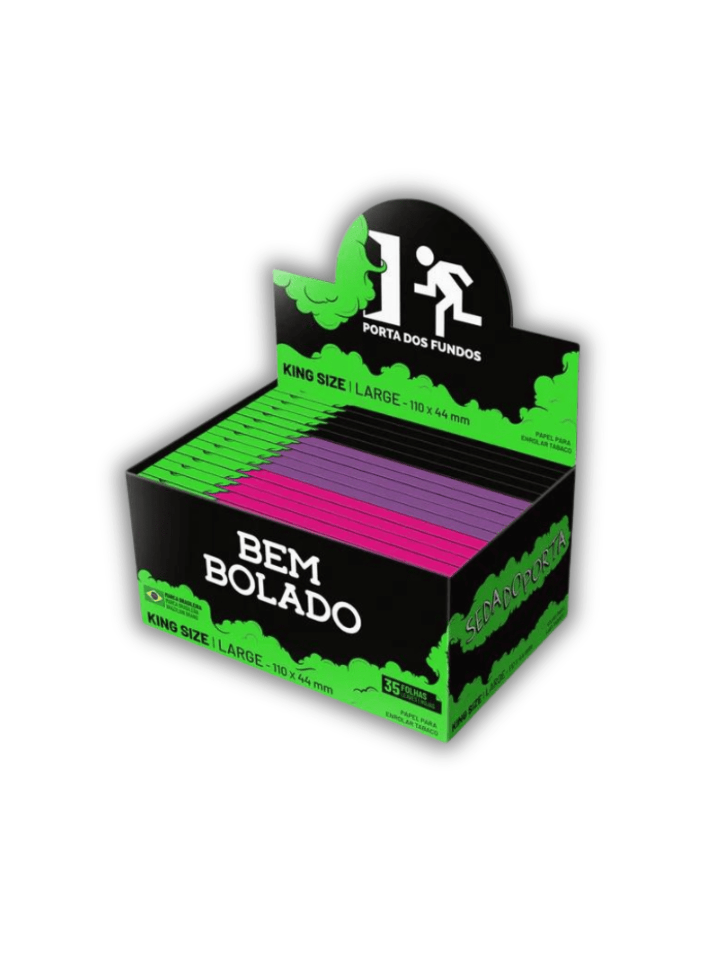 Caixa de Seda Papel Bem Bolado Pop Slim 1.1/4 25 Unidades