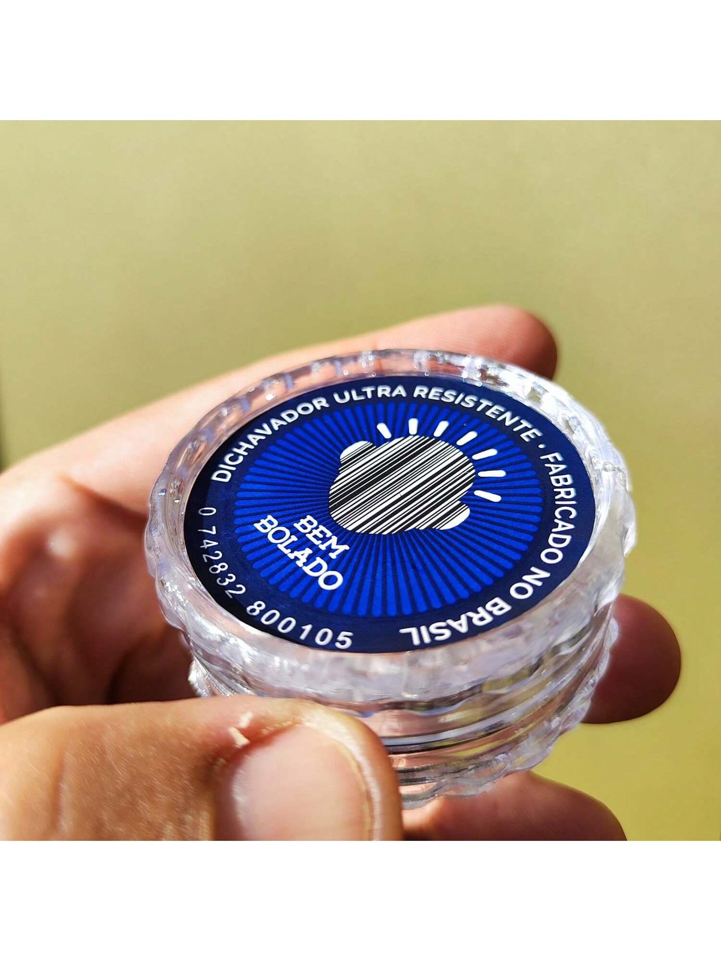 Dichavador Bem Bolado 3 Partes Ultra Resistente Pequeno