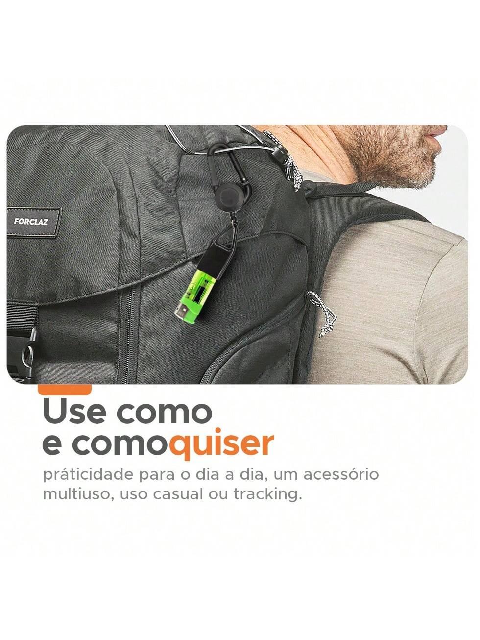 Chaveiro Porta Isqueiro Retrátil Anti Rato para isqueiros Bic e similares