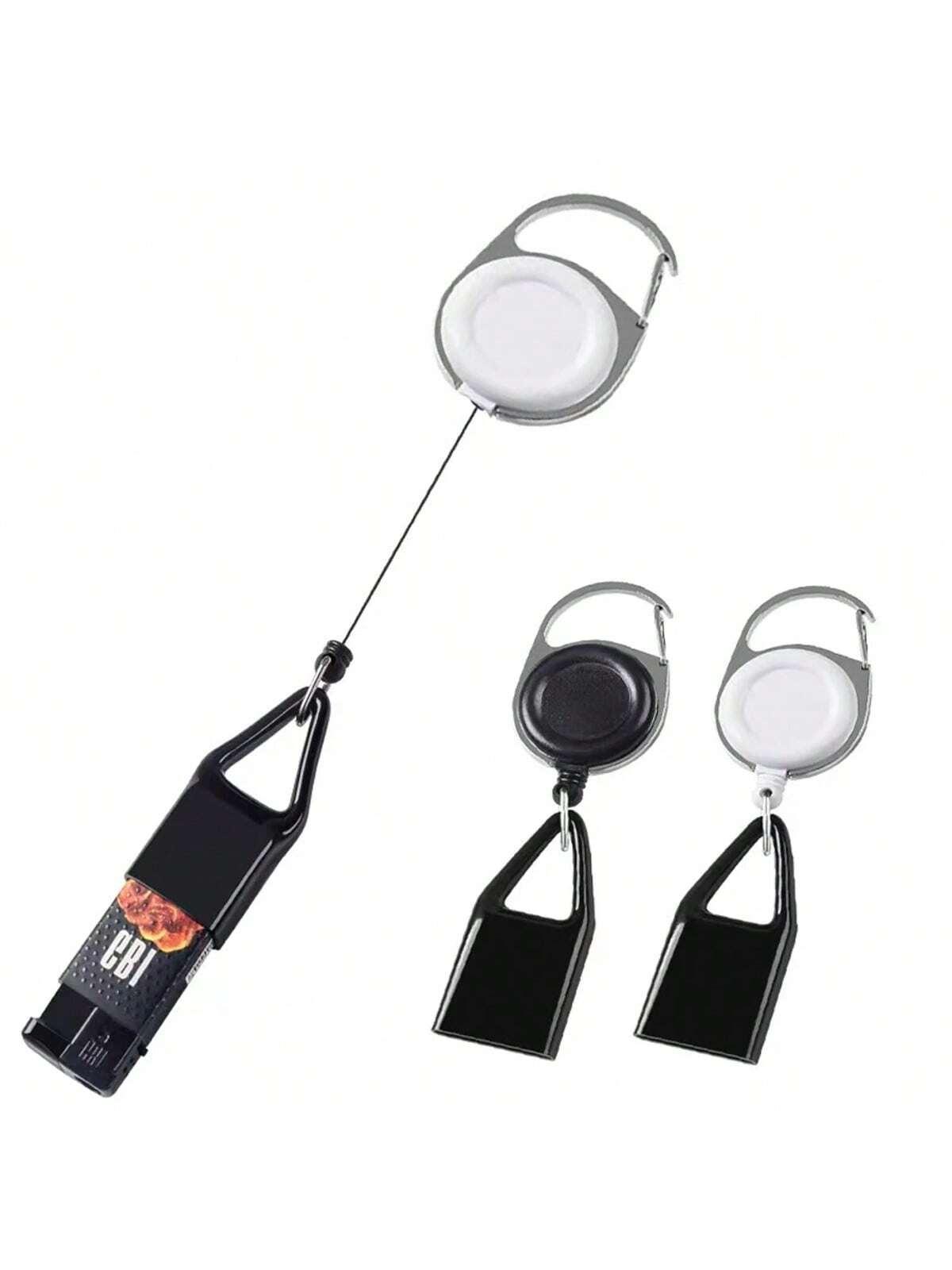 Chaveiro Porta Isqueiro Retrátil Anti Rato para isqueiros Bic e similares