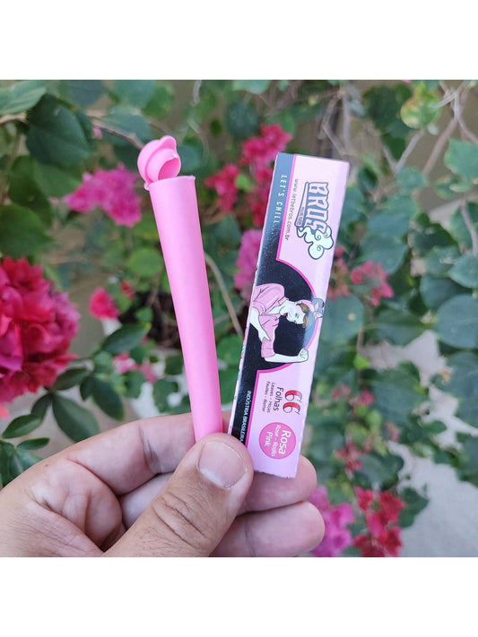 Kit Rosa com Dichavador Moco Case Seda Piteira Moco