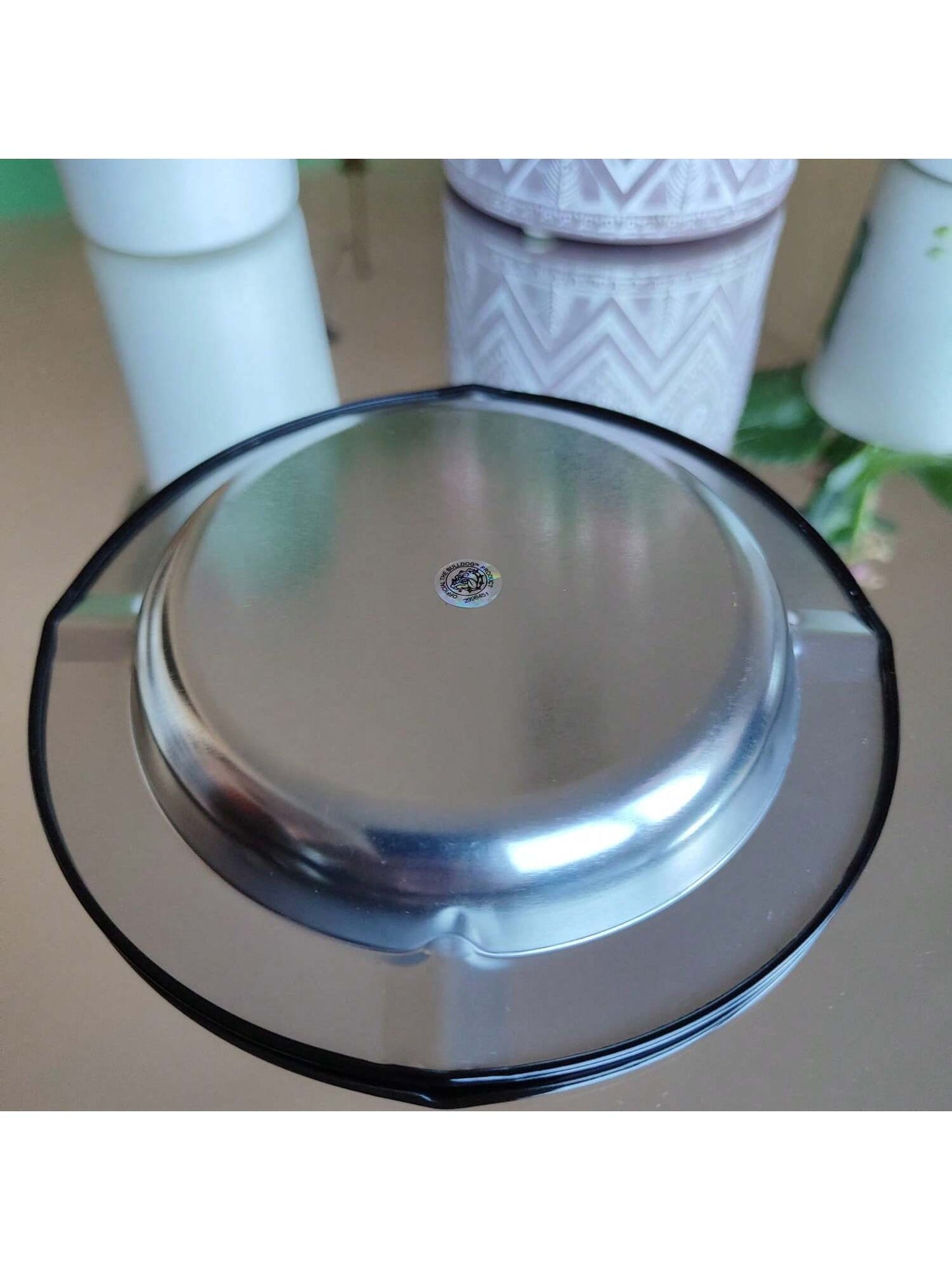 Cinzeiro de Metal The Bulldog Amsterdam Original De Mesa Colecionador