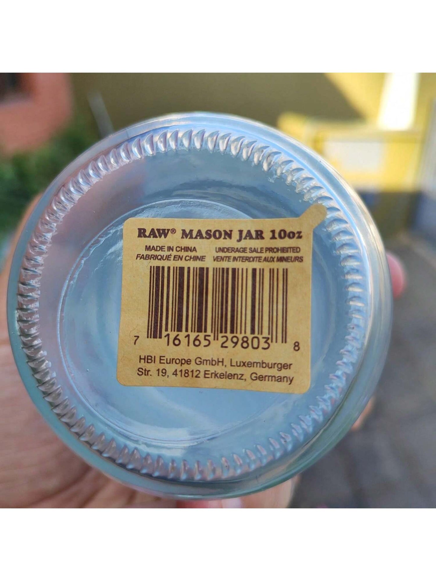 Pote de Vidro RAW 6oz de 177ml ou 280ml Original Pote Hermético