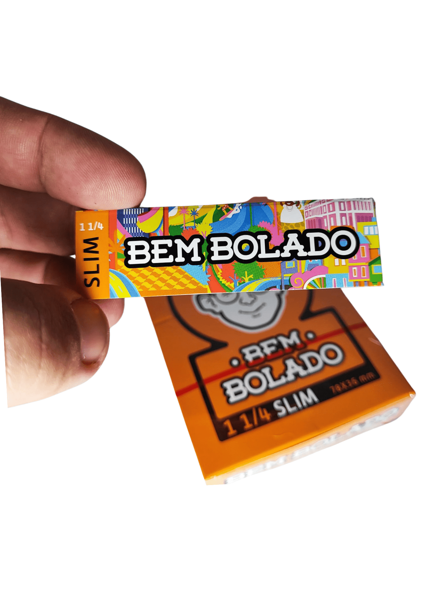 Caixa de Seda Papel Bem Bolado Pop Slim 1.1/4 25 Unidades