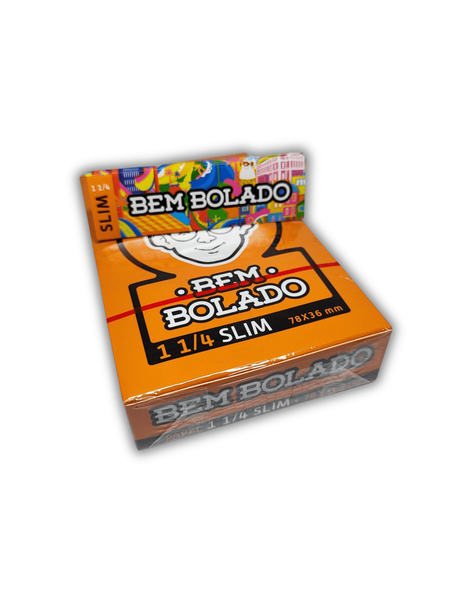 Caixa de Seda Papel Bem Bolado Pop Slim 1.1/4 25 Unidades