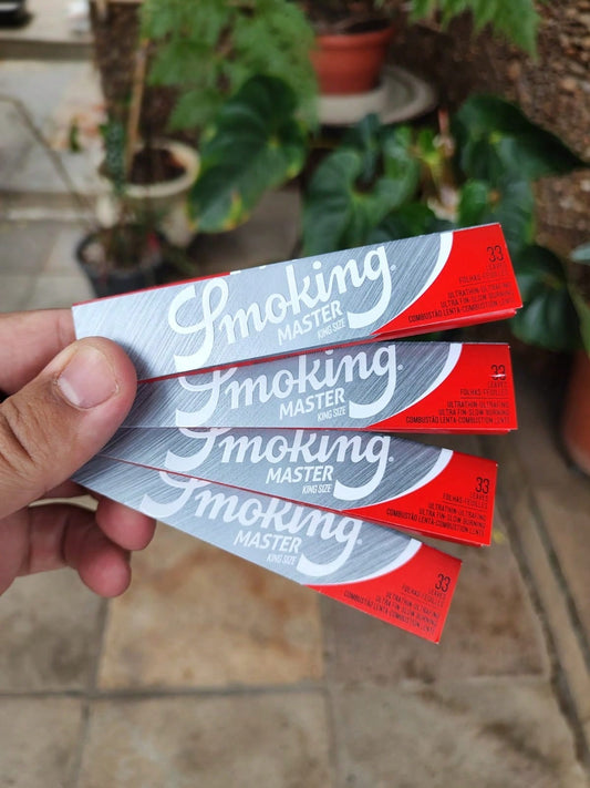 Seda Smoking Master Prata King Size Kit com  5 Livretos