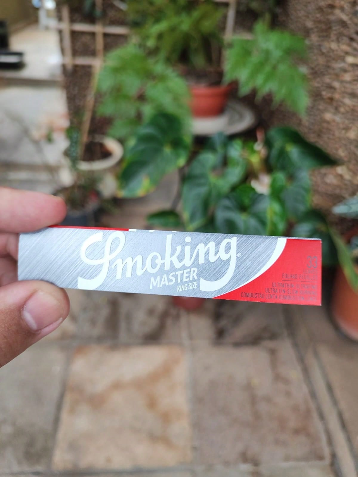 Seda Smoking Master Prata King Size Kit com  5 Livretos