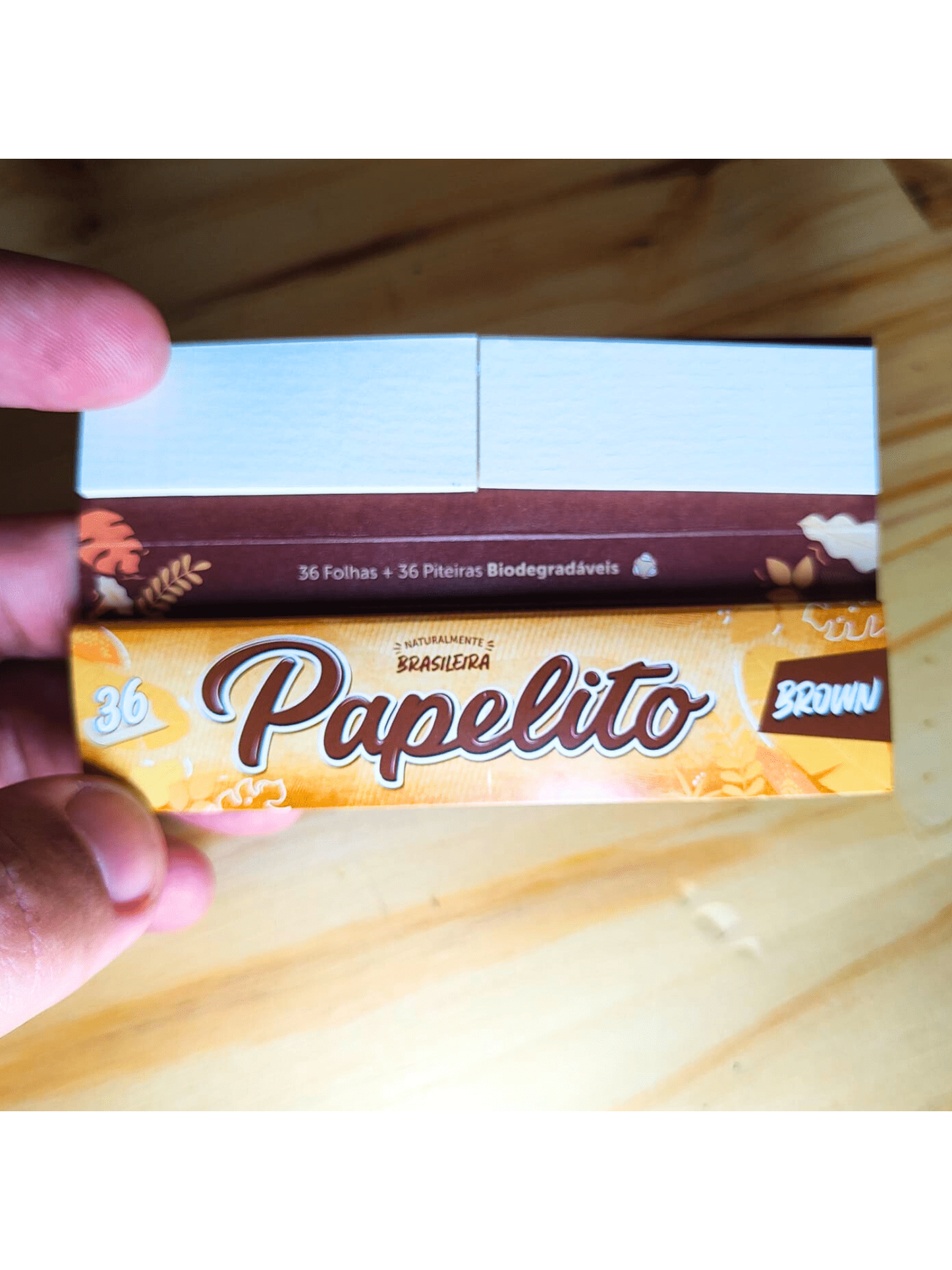 Papel de Enrolar Papelito King Size Com Piteiras Kit 3 Livretos