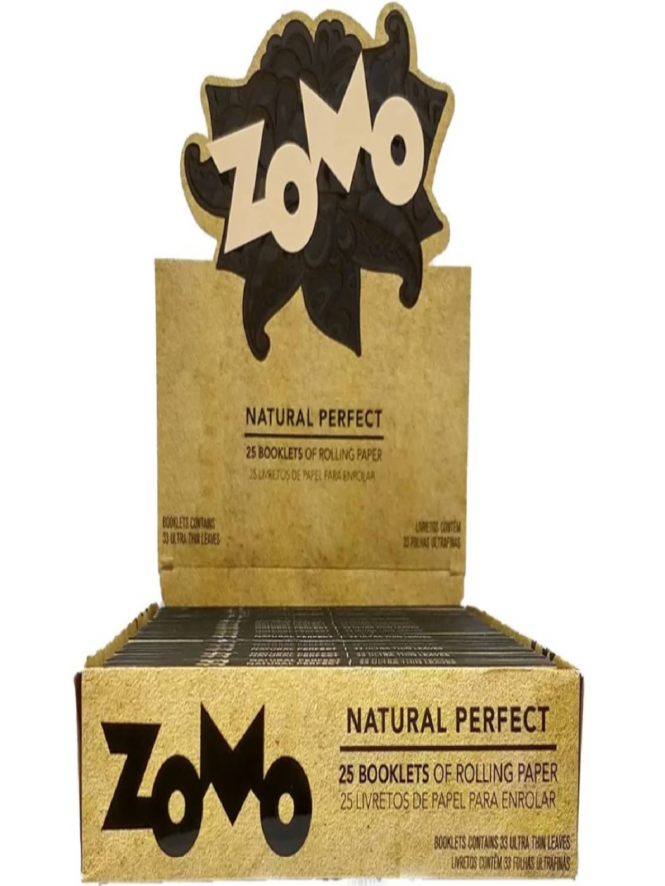 Seda Zomo Natural Perfect King Size Caixa Sedas 25 Livretos