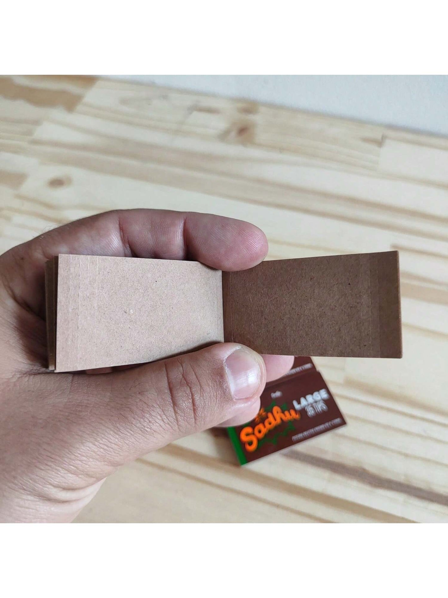 Piteira de Papel Filtro Large Sadhu Kit com 5 Livretos