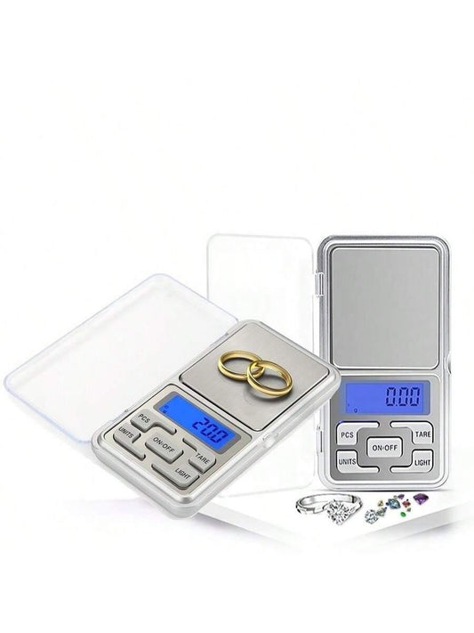 Mini Balança Digital De Bolso E Alta Precisão 0,1g Até 500g