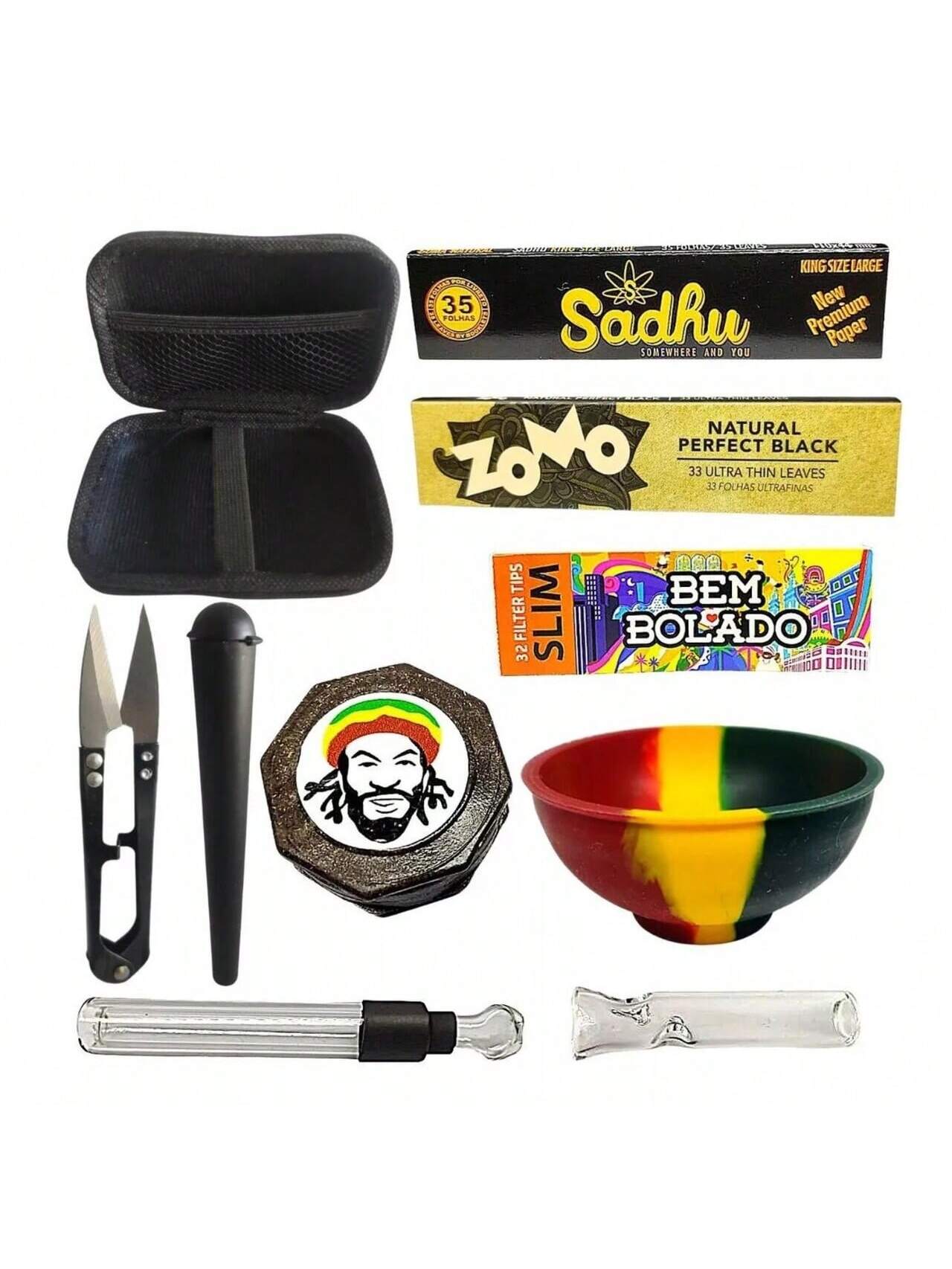 Ultra Kit com Case e Dichavador de Metal e Itens essenciais