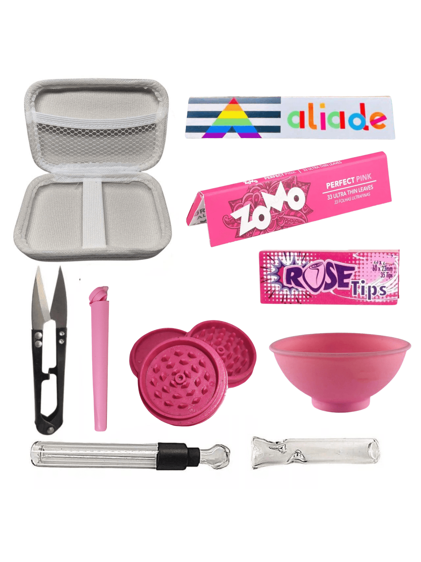 Ultra Kit com Case e Dichavador de Metal e Itens essenciais
