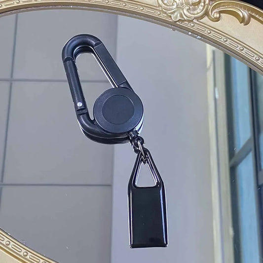 Chaveiro Porta Isqueiro Retrátil - Anti Rato